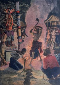 Lidská oběť, Lafayette, Louisiana, USA, 1912 od Unbekannt