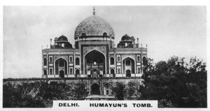 Humayunova hrobka, Dillí, Indie, c1925 od Unbekannt