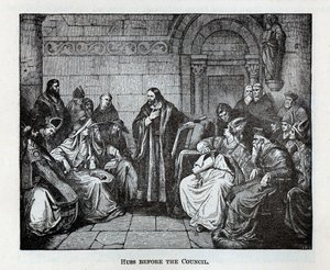 Hus před koncilem, 1882 od Unbekannt