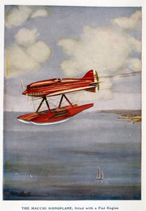 Hydroplán jednoplošník Macchi, Schneider Trophy, září 1929 od Unbekannt
