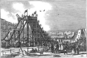 Ledová hora, umělá sáňkařská dráha, Rusko, 1833 od Unbekannt