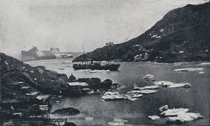 Ledovce v přístavu St. Johns, 1924 od Unbekannt