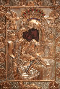 Ikona. Ortodoxní kostel Saint-Antoine-le-Grand Saint-Laurent-en-Royans Francie od Unbekannt