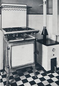 Ideal Boilers & Radiators Ltd. - V černobílém nebo šedém melírování je tento plynový kotel sklovitý en od Unbekannt