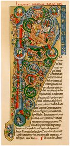 Iluminovaná iniciála P, 1172 od Unbekannt