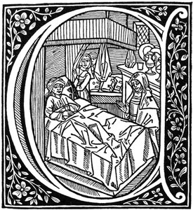 Ilustrace z Boethius, The Consolation of Philosophy, 1498 1964 od Unbekannt