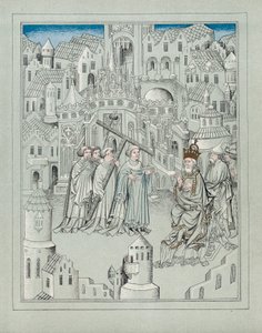 Ilustrace z cest legendárního anglického rytíře Sira Johna Mandevilla, c1372 od Unbekannt