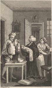 Ilustrace k Tristramu Shandymu, svazek 4, 19. století. od Unbekannt