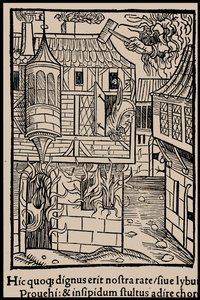 Ilustrace ke knize Ship of Fools od Sebastiana Branta, 1497. od Unbekannt