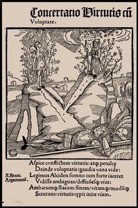 Ilustrace ke knize Ship of Fools od Sebastiana Branta, 1497. od Unbekannt