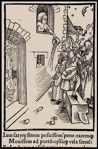 Ilustrace ke knize Ship of Fools od Sebastiana Branta, 1497. od Unbekannt