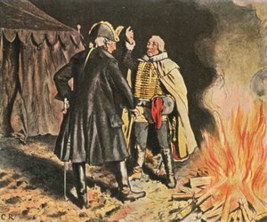 V táboře Bunzelwitz, září 1761, 1936. od Unbekannt