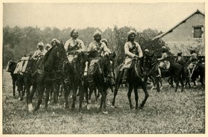 Indičtí vojáci na frontě, první světová válka, 1914, c1920. od Unbekannt