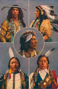 Indiánské typy Severní Ameriky, 1909 od Unbekannt