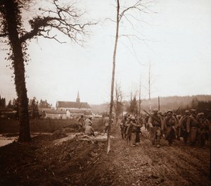 Pěchota, Genicourt, severní Francie, c1914-c1918 od Unbekannt