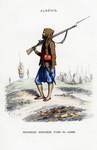 Pěchota Abd-el-Kader, Alžírsko od Unbekannt