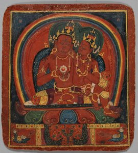Zasvěcovací karta Tsakalis: Amitabha, počátek 15. století. od Unbekannt