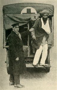 Zraněný indický voják, první světová válka, 1914, c1920. od Unbekannt