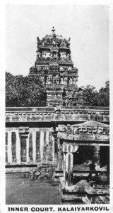 Vnitřní dvůr, Kalaiyarkovil, Indie, c1925 od Unbekannt
