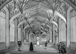 Interiér, Oxfordská univerzita, c18. století, 1870 od Unbekannt
