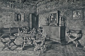 Interiér, Palazzo Davanzati, 1928 od Unbekannt