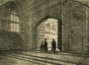 Interiér kaple Jindřicha VII., 1881. od Unbekannt