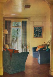 Interiér domu paní Ewart Sofios, 25 Bark Place, Bayswater, Londýn, 1932 od Unbekannt