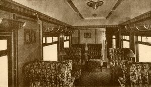 Interiér Pullman Car, Marjorie, Southern Railway, 1930. od Unbekannt