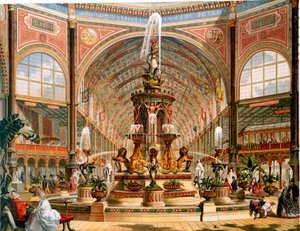 Interiér Crystal Palace během mezinárodní výstavy, 1862 od Unbekannt
