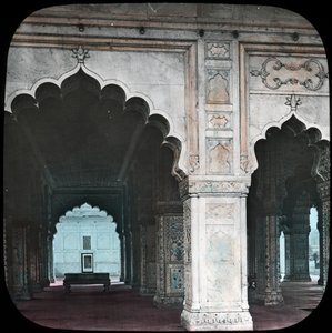 Interiér Diwan-i-Khas, Red Fort, Dillí, Indie, konec 19. nebo začátek 20. století od Unbekannt