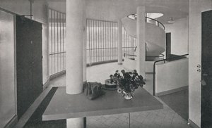 Interiér vily v Poissy, 1933 od Unbekannt