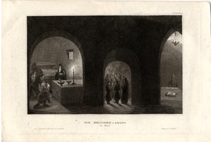 Vnitřní pohled na Svatý hrob v Kyjevském klášteře jeskyní, 1850 od Unbekannt
