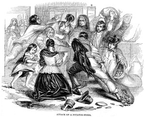Irský bramborový hladomor, 1842 od Unbekannt