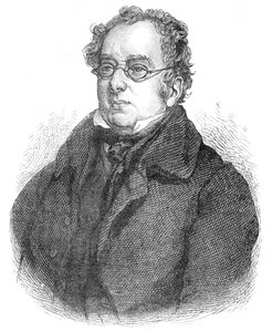 Isaac DISraeli, britský spisovatel a učenec, c1840 1878 od Unbekannt