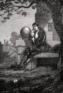 Isaac Newton, anglický vědec a matematik, 17. století c1880 od Unbekannt