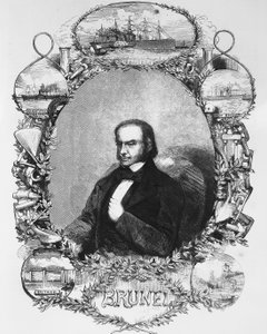 Isambard Kingdom Brunel, stavební inženýr, 50. léta 19. století od Unbekannt