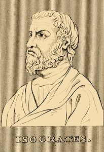 Isocrates, 436-338 př.nl, 1830. od Unbekannt