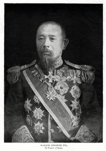 Ito Hirobumi, první premiér Japonska, 1908 od Unbekannt