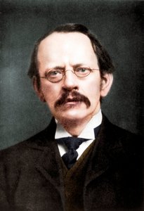 JJ Thomson, britský fyzik, c1896-c1915 od Unbekannt