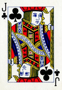 Jack of Clubs z balíčku hracích karet Goodall & Son Ltd., c1940 od Unbekannt