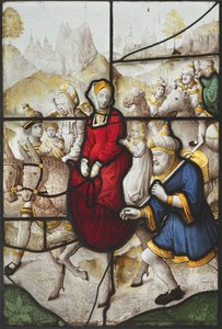 Jacob Návrat do Kanaánu s Rachael a Leah Pronásledován Labanem, c. 1525. od Unbekannt