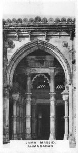 Jama Masjid, Ahmedabad, Gujarat, Indie, 1925 od Unbekannt