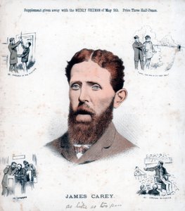 James Carey, irský republikán a informátor, 1883 od Unbekannt