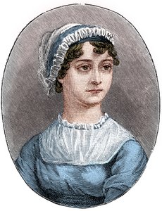 Jane Austen 1775-1817, anglická spisovatelka od Unbekannt