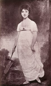 Jane Austenová, c1789, 1919 od Unbekannt