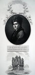 Jean-Jacques Rousseau. od Unbekannt