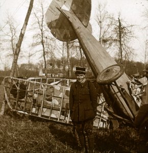 Jean Chaput před svým 11. vítězstvím, c1914-c1918 od Unbekannt
