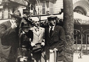 Jean Cocteau, Manuel Ortiz de Zárate, Henri-Pierre Roché, Marie Vassilieff, Max..., 1916. od Unbekannt