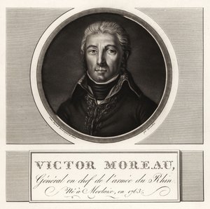 Jean Victor Marie Moreau, vrchní generál armády Rýna od Unbekannt