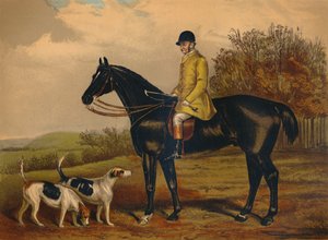 Jem. Morgan - Huntsman z Berkeley Hunt, c1879. od Unbekannt